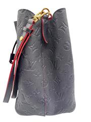 Louis Vuitton NeoNoe MM Embossed Monogram Empreinte Marine Rouge